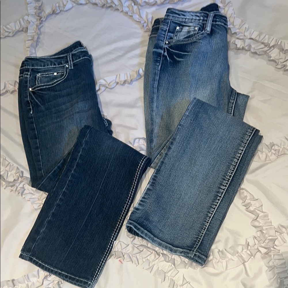 Earl Denim Boot Leg Jeans… 2pair—Size 6